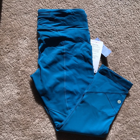 lululemon athletica Pants - NWT LULULEMON PACE RIVAL CROP TFNT SZ 10